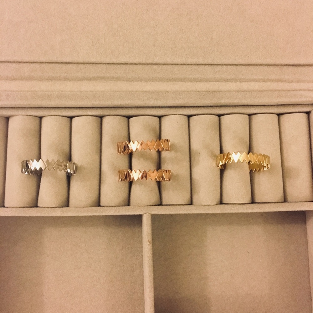 Perditi UK 14ct Gold Filled Rose Gold, Silver Mini Heart Adj. Ring or Toe Ring